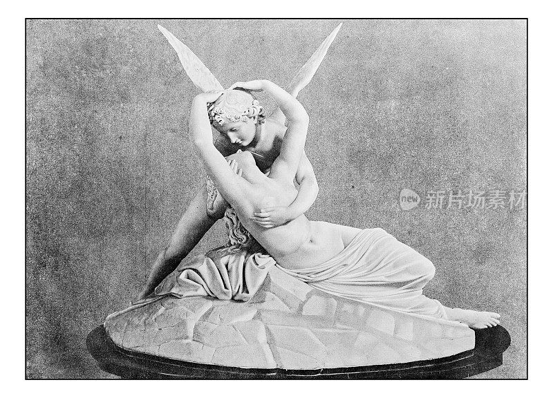 意大利古董点印照片:Amore e Psiche (Canova)